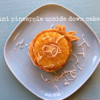 Gluten-free + vegan pineapple upside down cakes | Julie's Kitchenette