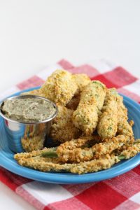 Vegan Gluten-Free Crispy Veggie Fries | juliehasson.com