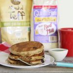Light and Fluffy Whole Grain Gluten-Free & Vegan Teff Pancakes| Julie's Kitchenette