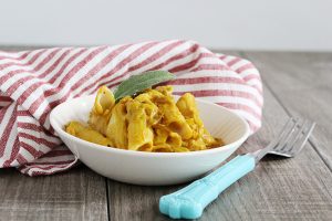 Gluten-Free + Vegan Pumpkin Sage Pasta