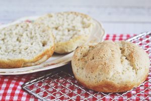 Soft whole grain gluten-free + vegan burger buns | Julie's Kitchenette