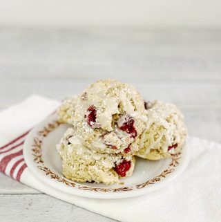 Gluten-Free + Vegan Cranberry Scones | Julie's Kitchenette