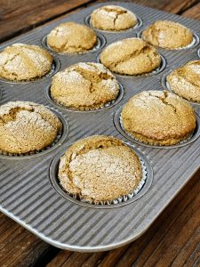 Gluten-Free + Vegan Cinnamon Sugar Pumpkin Muffins | Julie's Kitchenette