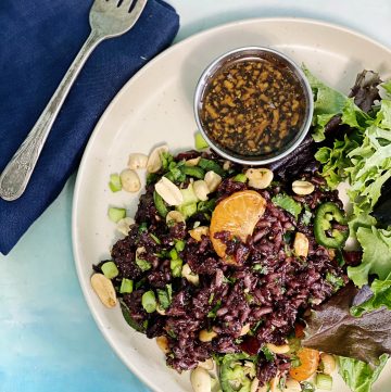 Teff and Black Rice Salad | Julie's Kitchenette