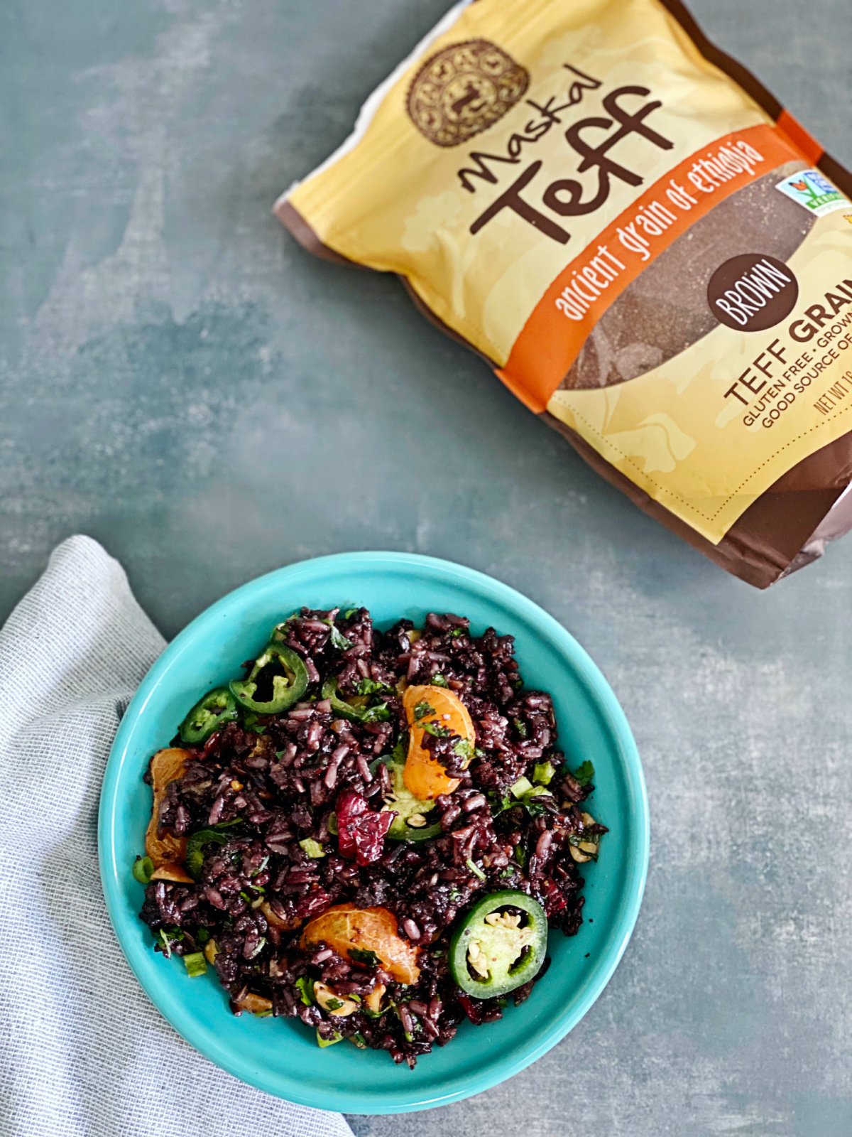 Teff and Black Rice Salad | Julie's Kitchenette